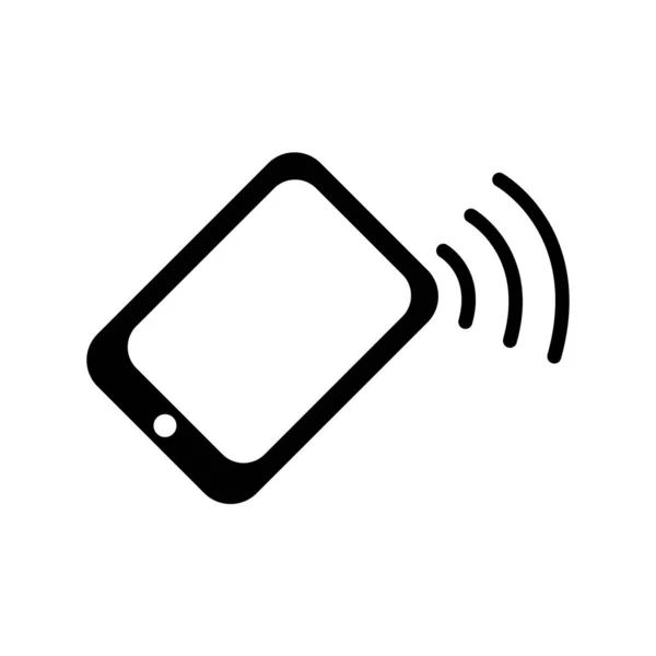 Εικονίδιο Smartphone Λευκό — Διανυσματικό Αρχείο