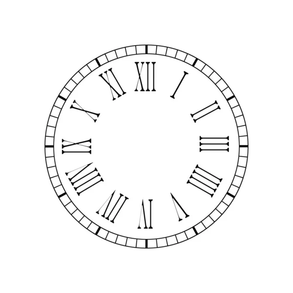 Ícone Relógio Velho Branco — Vetor de Stock