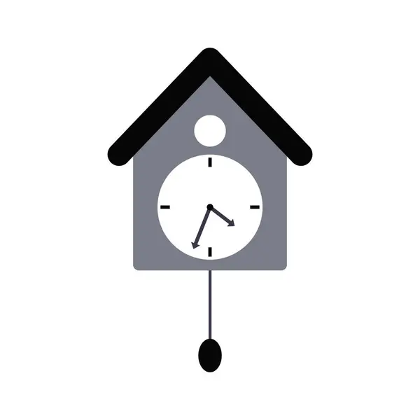 Ρολόι Τοίχου Λευκό — Διανυσματικό Αρχείο