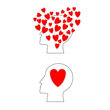 hearts in head icon