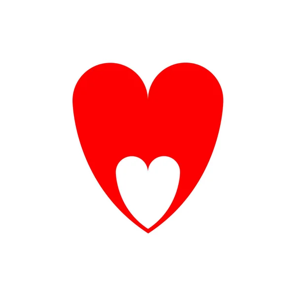 Ikona Srdce Srdci — Stockový vektor