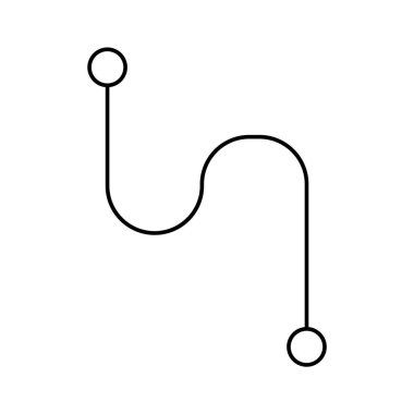 seyahat bağlantı simgesi beyaz