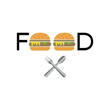 Beyaz üzerine hamburger simgesi