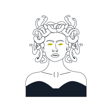 Gorgon medusa baş simgesi