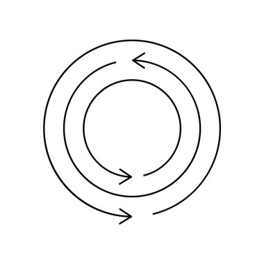 ok çemberi beyaz üzerinde