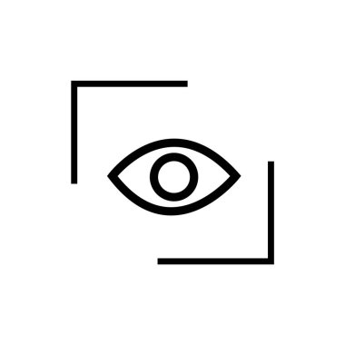 Beyaz göz simgesini