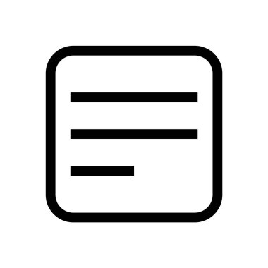 document icon on white clipart