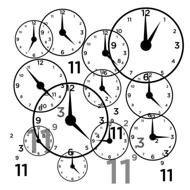 Saat yüzlü arkaplan