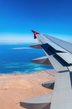 Edelweiss Havayollarından deniz manzaralı 15 Aralık, Hurghada