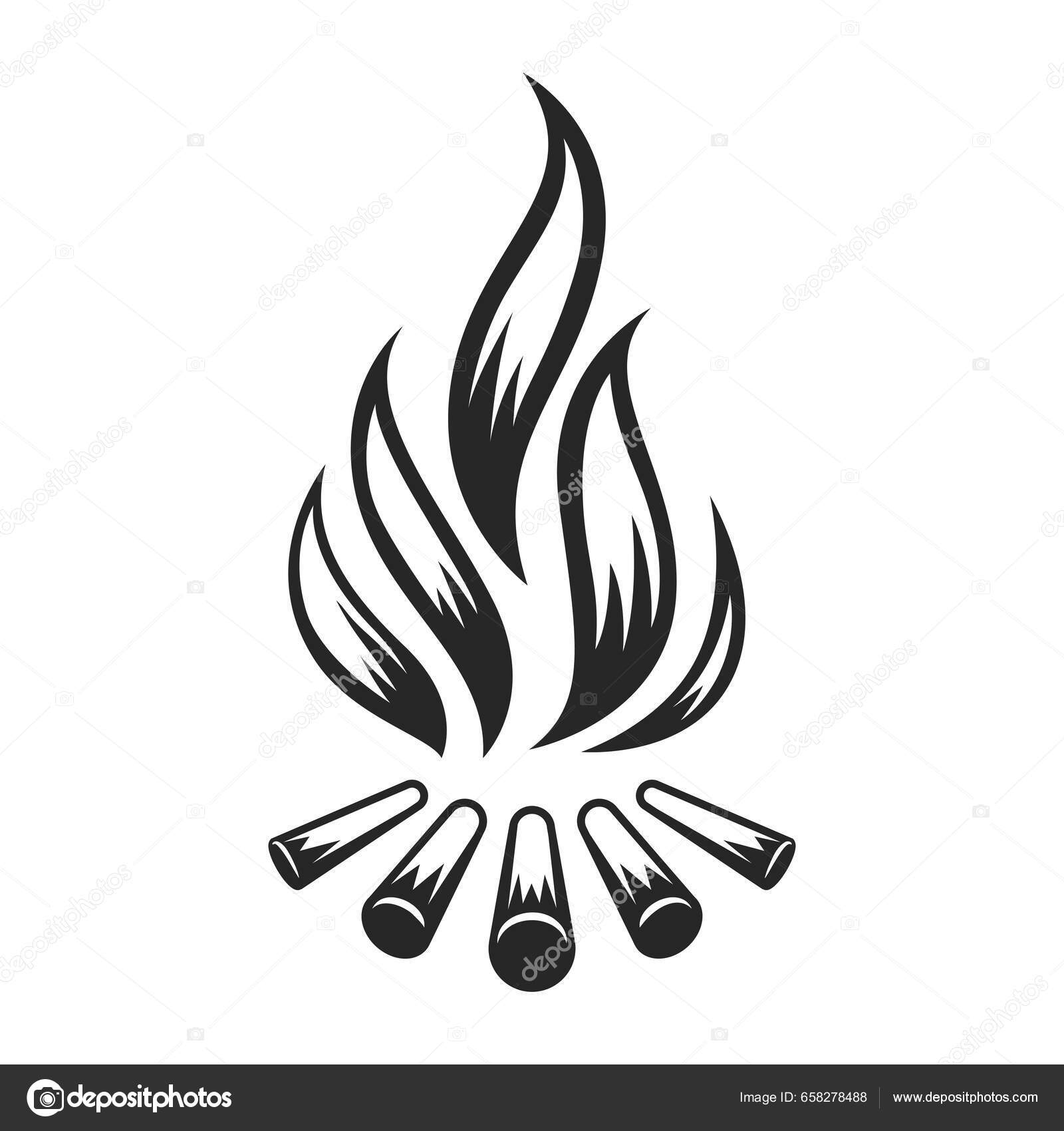 Desenho manual de queima de fogo Match-Vector ilustração desenhada imagem  vetorial de dcliner07.gmail.com© 164332314