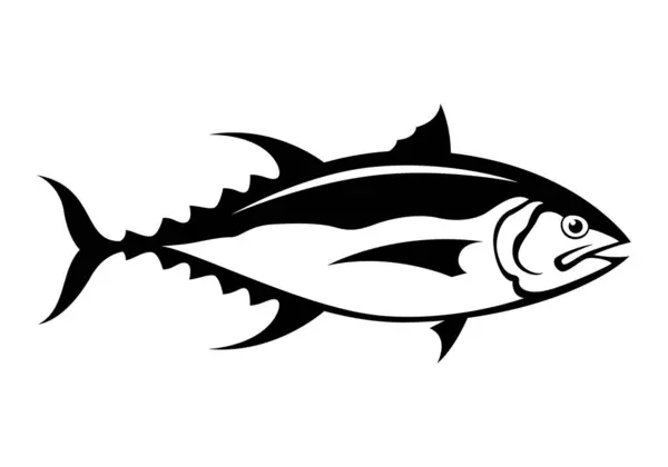 Ton Balığı Tarafı Çizimi Telifsiz Stok Vektörler