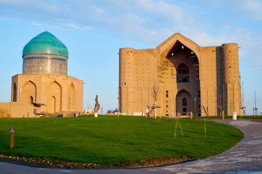 Khoja Ahmed Yasawi 'nin mozolesi. UNESCO Dünya Mirası Alanı, Türkistan, Kazakistan