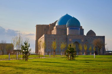 Khoja Ahmed Yasawi 'nin mozolesi. UNESCO Dünya Mirası Alanı, Türkistan, Kazakistan