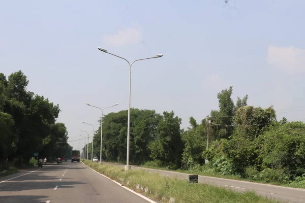 Punjab和Haryana国家公路的公路 — 图库照片