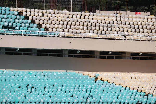Himachal Prdaesh Üst Üste Stadı Olan Boş Bir Kriket Stadyumunun — Stok fotoğraf