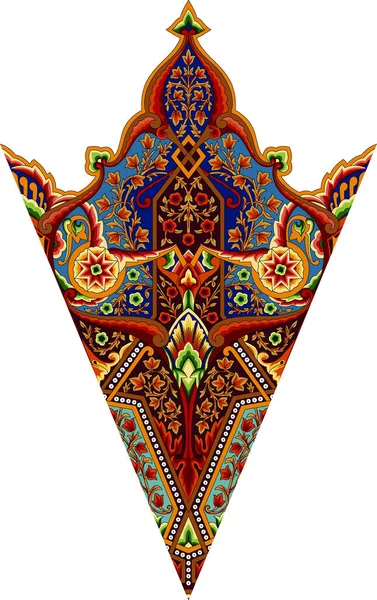 Fram Blommig Mandala Design — Stockfoto