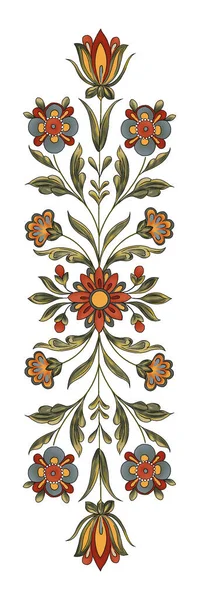 아름다운 추상적 꽃무늬에 유행하는 디자인의 아름다운 — 스톡 사진