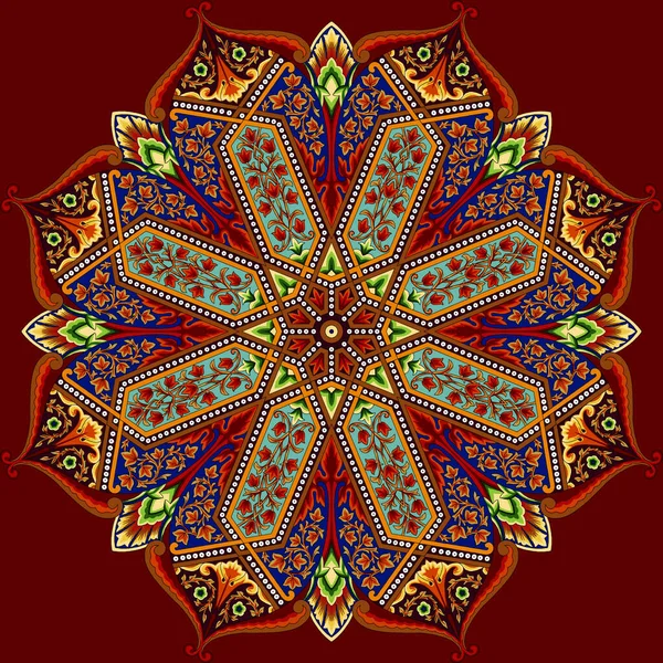 Красивый Цветочный Дизайн Красивыми Трехцветными Цветами Листьями Дизайна — стоковое фото