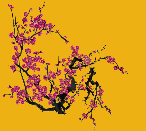 Vakker Abstrakt Blomsterdekorasjon Med Fargerike Trendy Blomster Blader Til Klesdesign – stockfoto