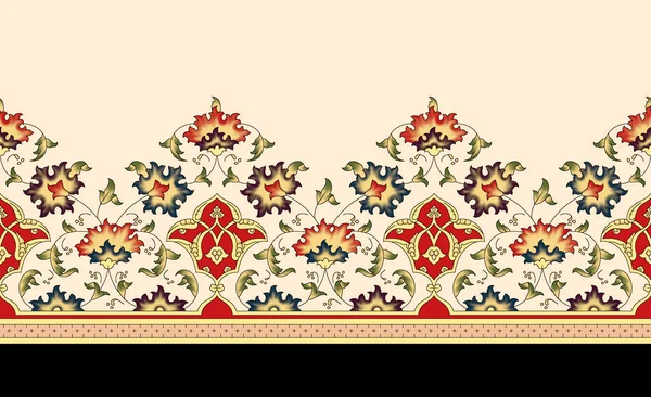 아름다운 추상적 미풍없는 꽃무늬에 유행하는 디자인의 모티프 꽃꽂이 — 스톡 사진