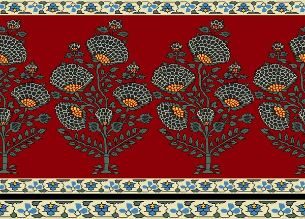 색깔의 디자인의 아름다운 추상적 꽃무늬 — 스톡 사진