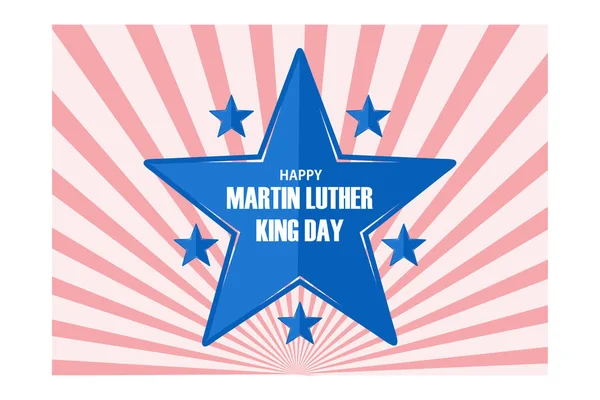 Vector Illustratie Van Stijlvolle Tekst Voor Martin Luther King Day — Stockvector