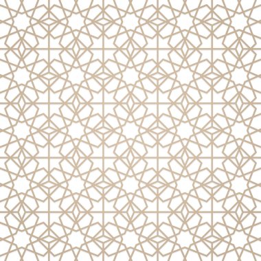 Seamless golden oriental pattern. Islamic background. ramadan style, ramadan kareem. background vector illustration.