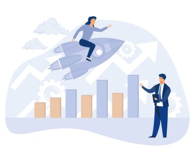 Arama motoru pazarlama kavramı, mobil optimizasyon, hedef web araması, düz vektör modern illüstrasyon