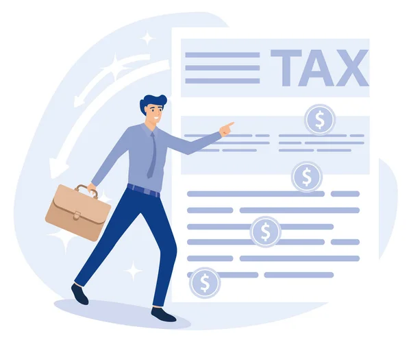 Εταιρική Λογιστική Έννοια Εταιρεία Ημερομηνία Δήλωσης Φόρου Εισοδήματος Προθεσμία Πληρωμής — Διανυσματικό Αρχείο