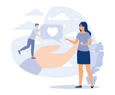 Kişisel ve profesyonel beceriler, sorumluluk, personel eğitimi, çalışan koçluğu, düz vektör modern illüstrasyon