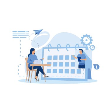 Büyük hedef soyut konsept vektör çizimi ayarlanıyor. kendi kendini organize etme yeteneği, liderlik, hızlı kariyer düz vektör modern illüstrasyon