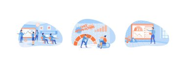 Mali ve pazarlama stratejisi fikri, maliyet optimizasyon başlığı, maliyet optimizasyonu çevrimiçi hizmet veya platform. Maliyet optimizasyonu düz vektör modern illüstrasyonunu ayarladı