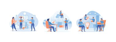 Web bulut teknolojisi. İş teknolojisi deposu. Bulut hesaplama. Bulut Hesaplama 1 düz vektör modern illüstrasyonunu ayarladı