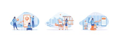 Çevrimiçi işlem. Sadakat programı. Nakit, ikramiye. İnternetten öde ve ikramiye al. Nakit 1 düz vektör modern illüstrasyon