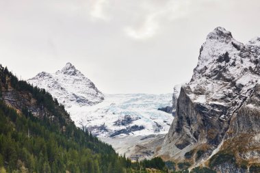 Beautiful landscape of Switzerland mountains in fall