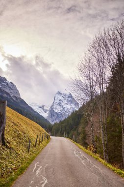 Beautiful landscape of Switzerland mountains in fall