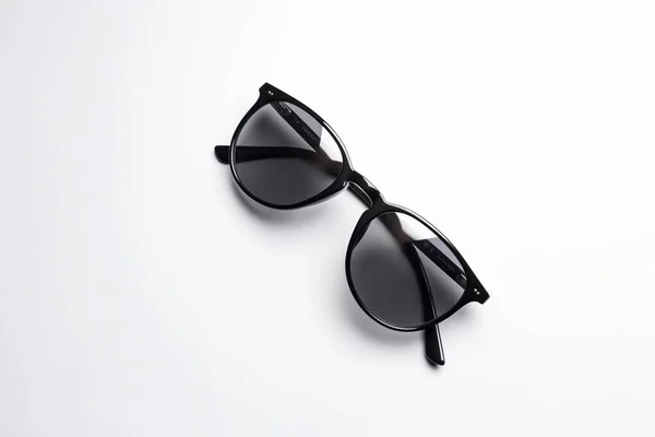 Pair Black Sunglasses White Background — Stock Photo, Image