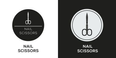 Tırnak makası Simgesi, Vektör işareti.