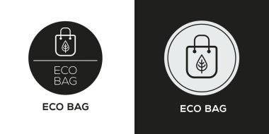 Eko torba Simgesi, Vektör işareti.