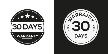 30 Gün Garanti Mührü, vektör etiketi