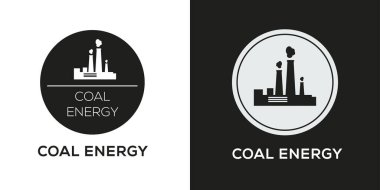 Kömür Enerjisi Simgesi, Vektör işareti.