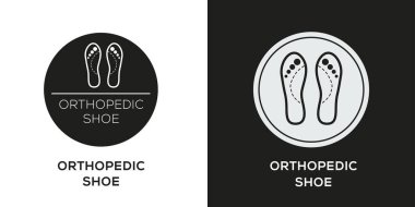 Orthopedic shoe Icon, Vector sign. clipart