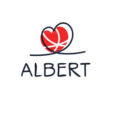 (Kaligrafi adı, Vektör illüstrasyonu.