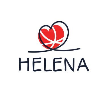 (Kaligrafi adı, Vektör illüstrasyonu.