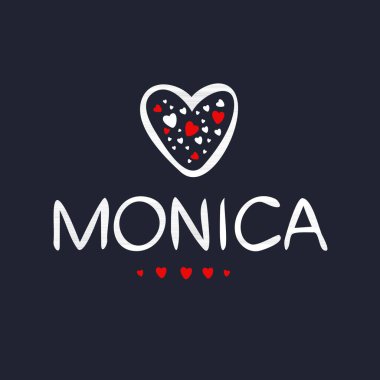 (Kaligrafi adı, Vektör illüstrasyonu.