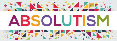 mutlak metin pankartı, vektör illüstrasyonu.