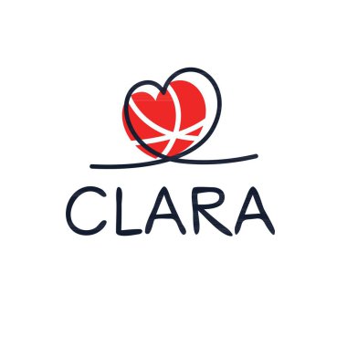 Yaratıcı (Carla) adı, Vektör illüstrasyonu.