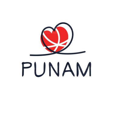 Yaratıcı (Punam) adı, Vektör illüstrasyonu.