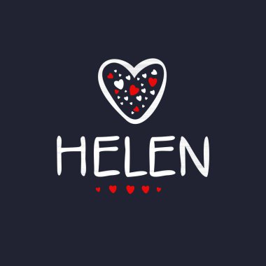 (Kaligrafi adı, Vektör illüstrasyonu.