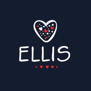 Yaratıcı (Ellis) adı, Vektör illüstrasyonu.